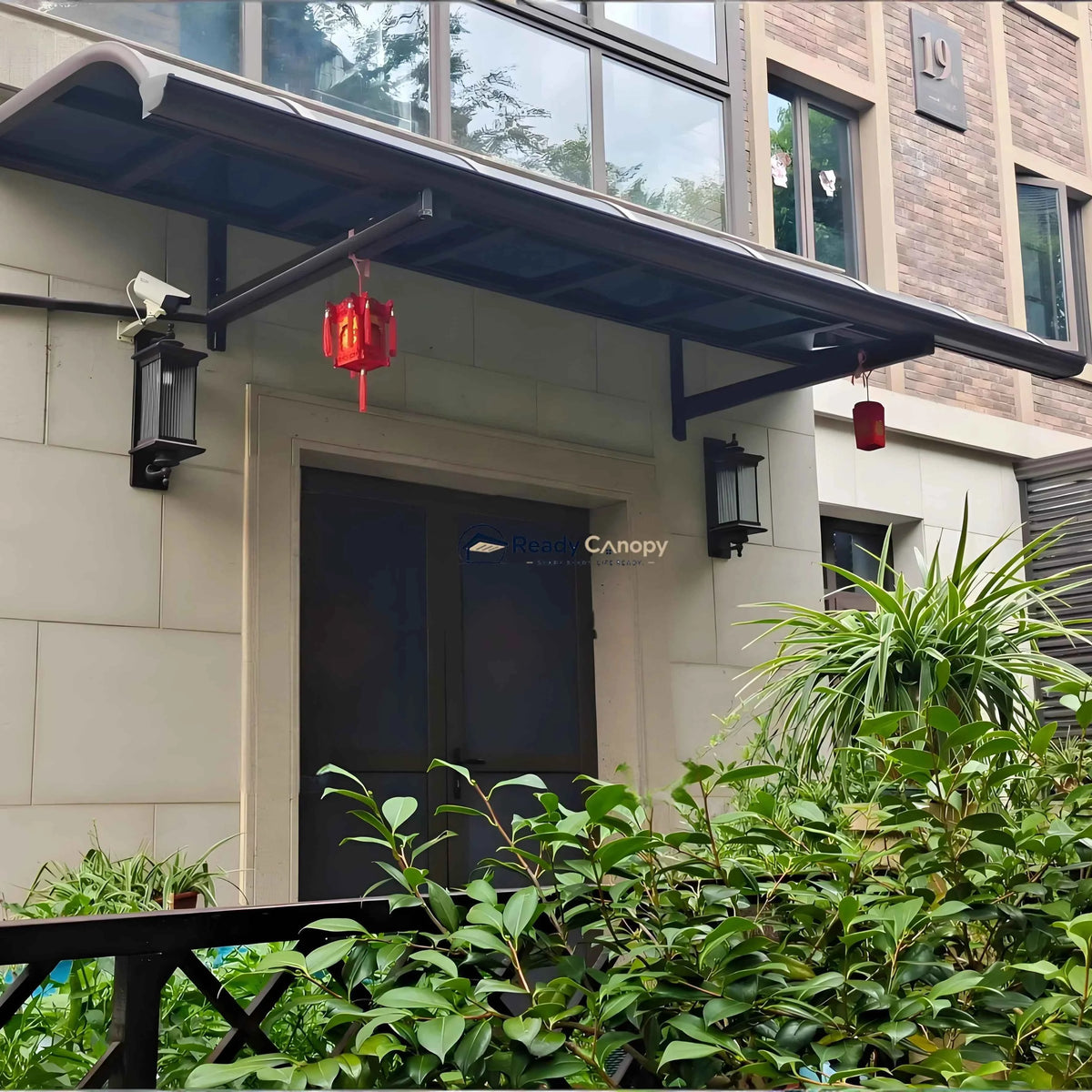 Aluminium Frame Awning - Brown