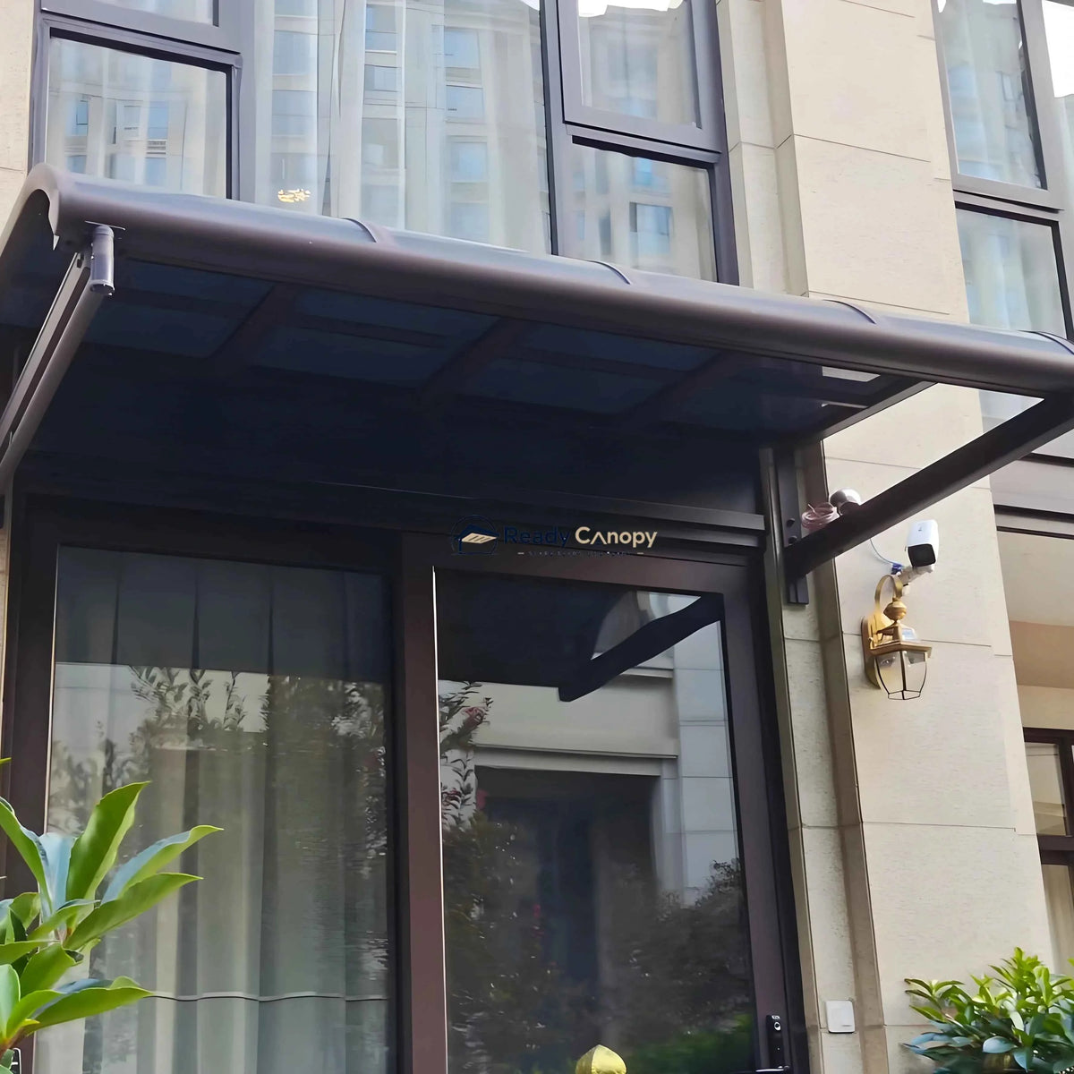 Aluminium Frame Awning - Brown