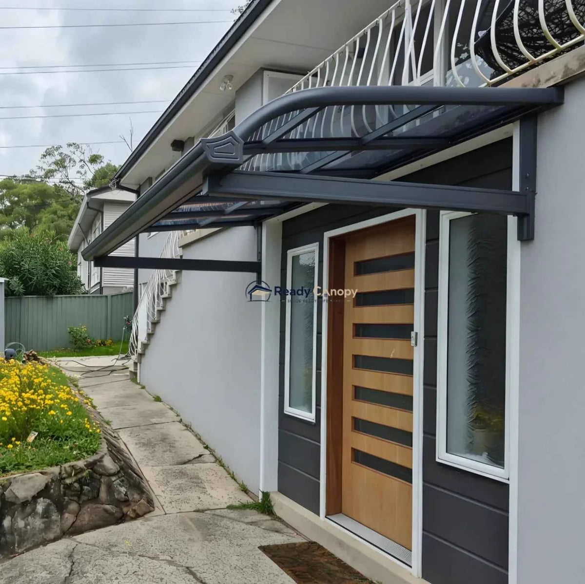 Aluminium Frame Awning - Grey