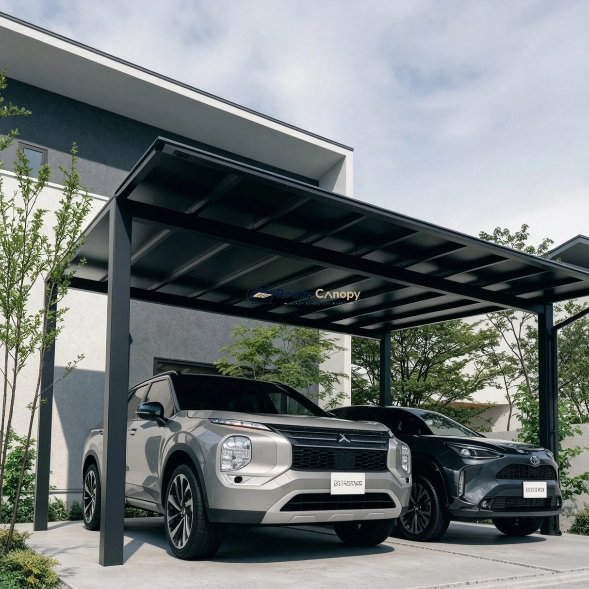 Insulated Double Carports Kit - Grey