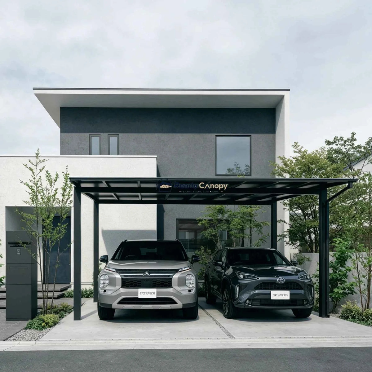 Insulated Double Carports Kit - Grey