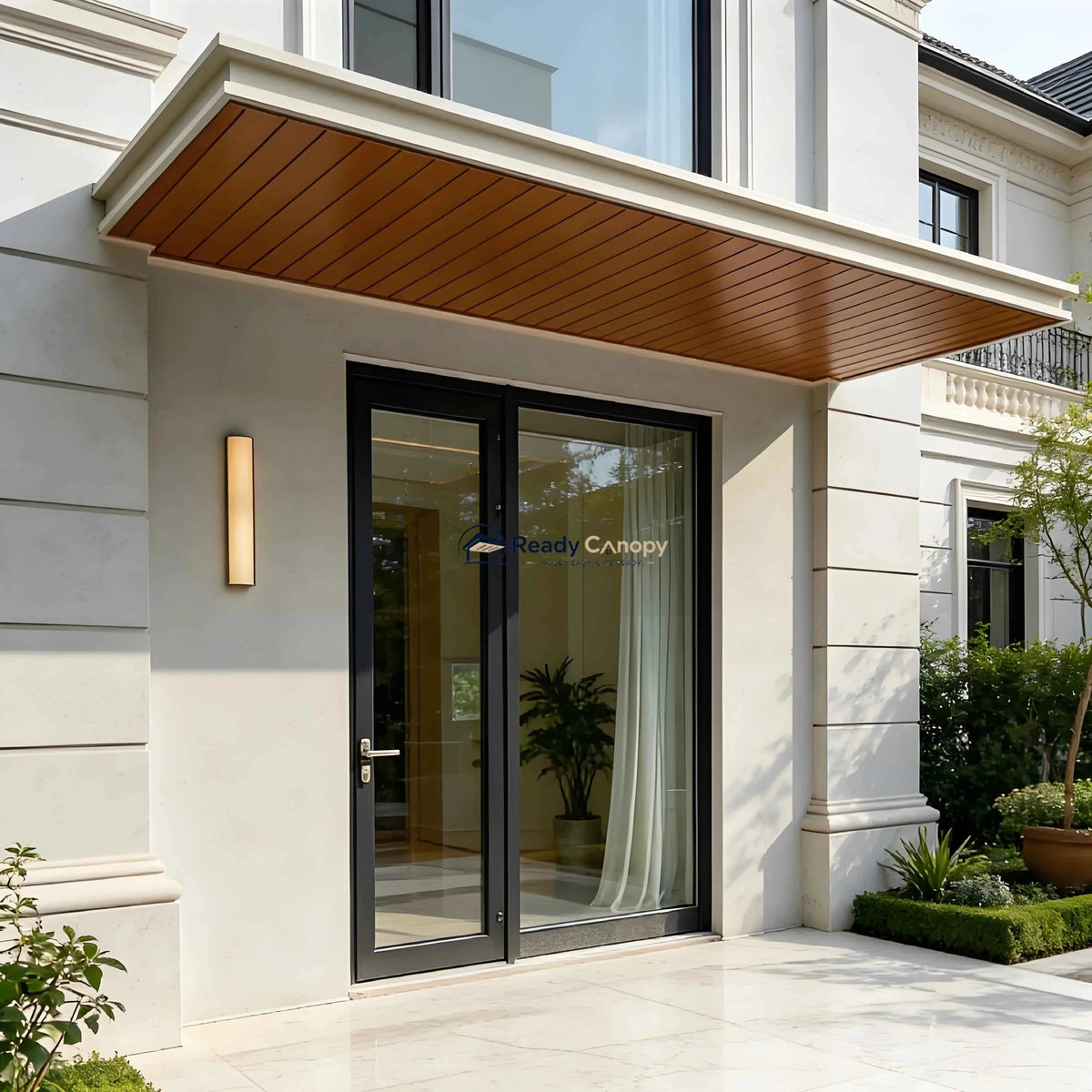 Modern Minimalist Aluminum Front Door Canopy Awning