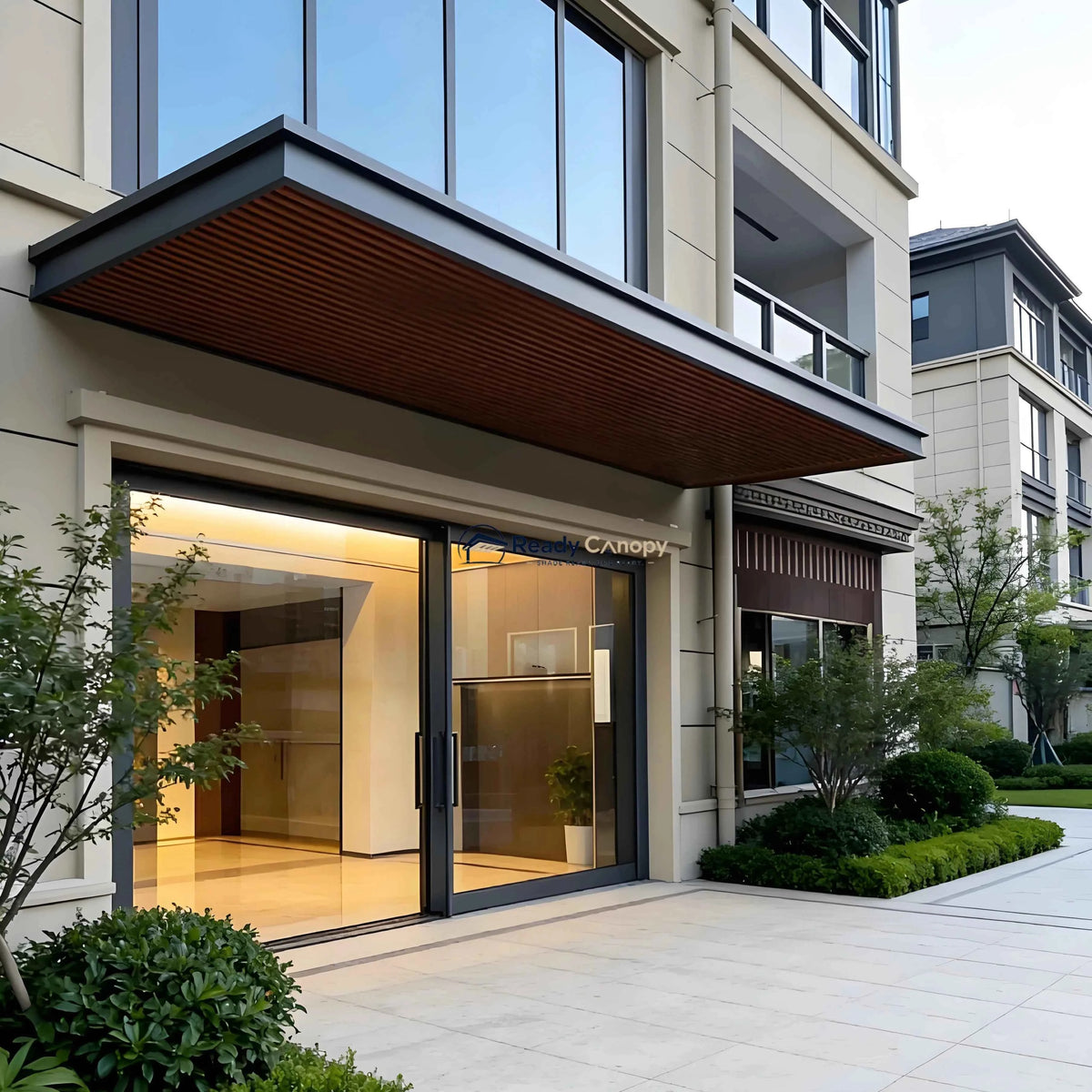 Modern Minimalist Aluminum Front Door Canopy Awning