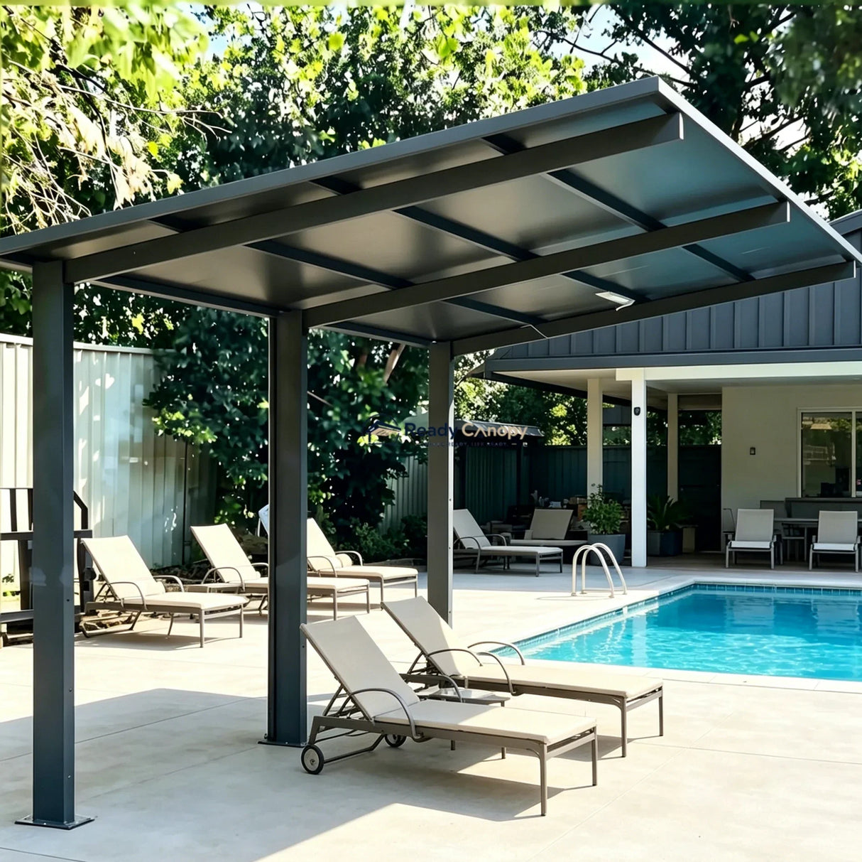 Insulated Patio Covers & Pergolas Kit - Grey