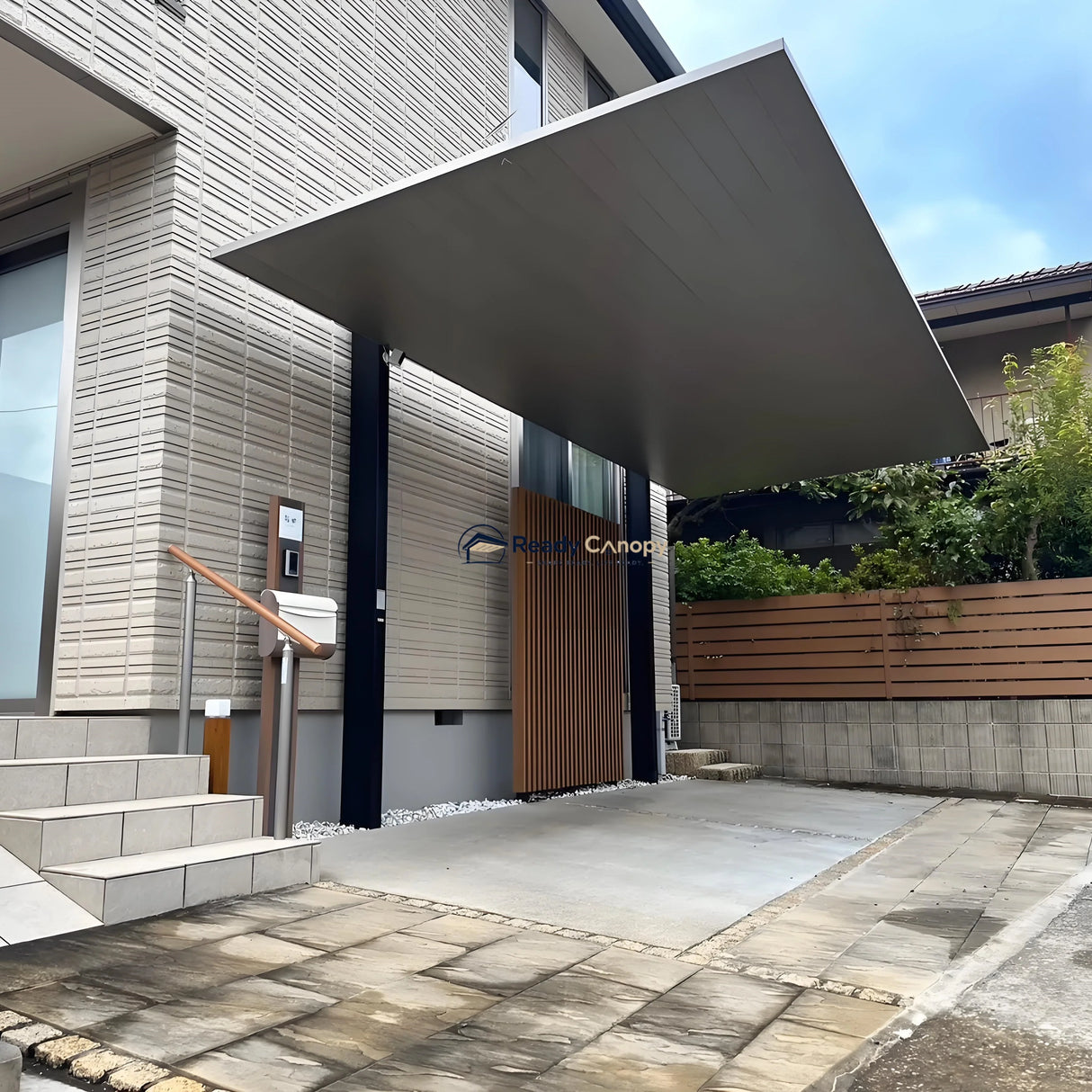 Minimalist Full-Aluminum Single Carport