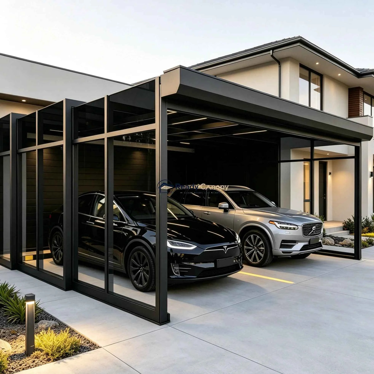 Retractable Double Carport & Garage Kits