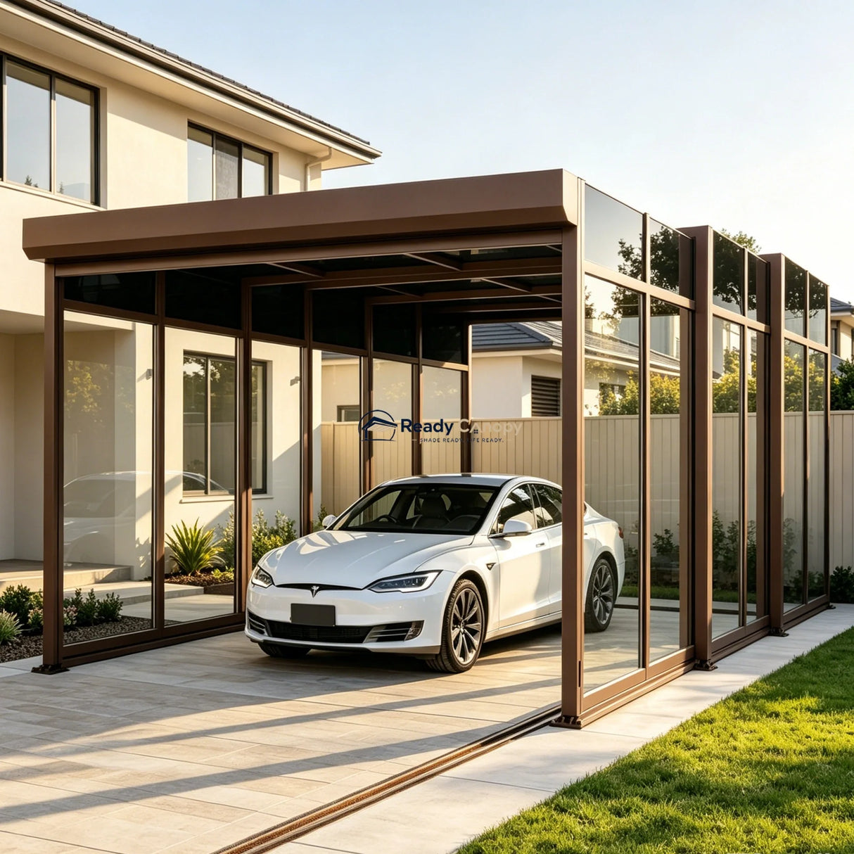 Retractable Single Carport & Garage Kits