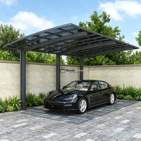 Cantilever Carport Kits for Open-Side Vehicle Access