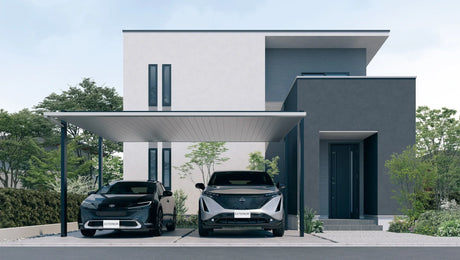 Full-Aluminium Carport Kits with Solid Roof Panels