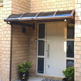 Aluminium Frame Awning - Brown