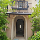 Aluminium Frame Awning - Brown — frame detail