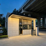 Custom Aluminium Solid Panel Awning with Fibre Optic Starry Sky
