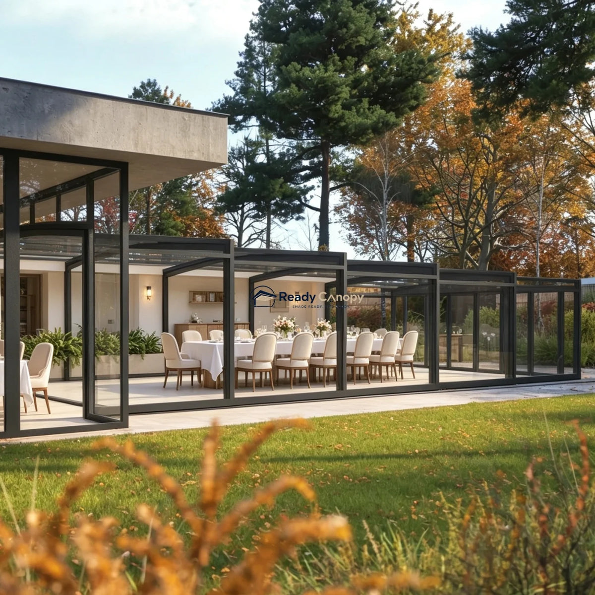 Custom Freestanding Retractable Sunroom Kits