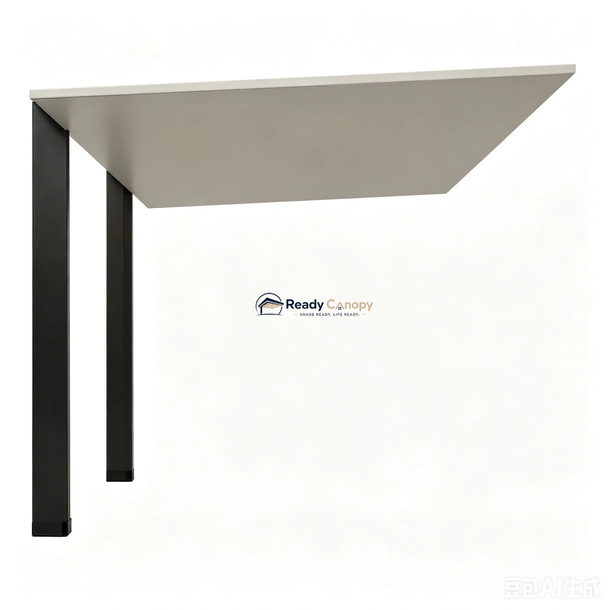 Minimalist Full-Aluminum Single Carport