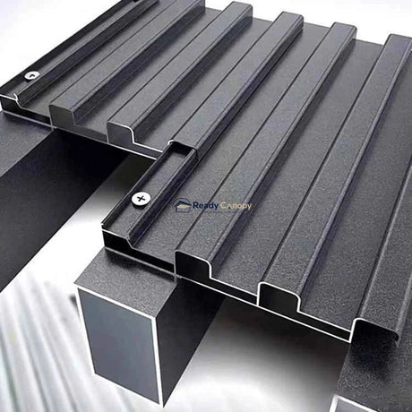 Insulated Carports Kit - Grey — installed outdoors