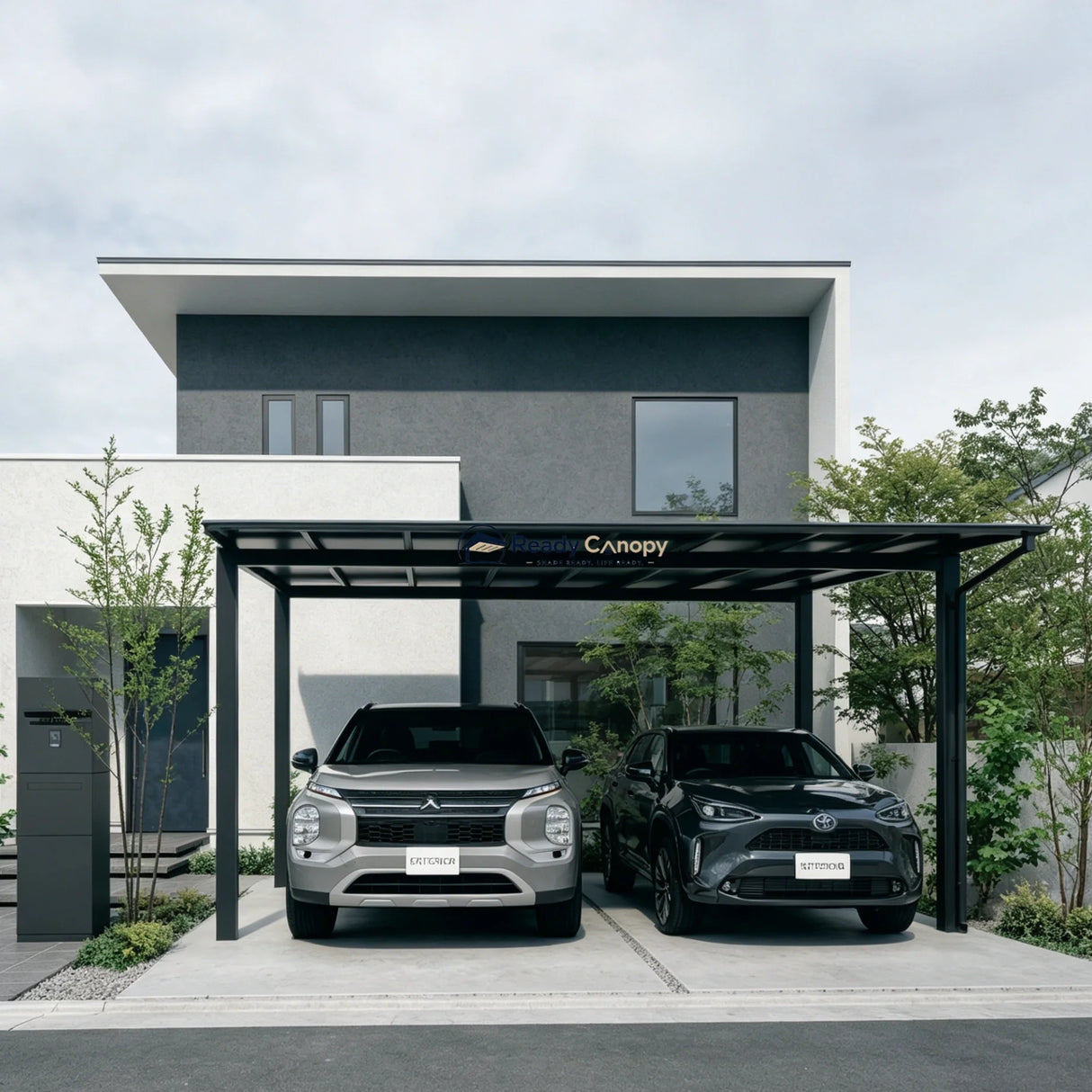 Insulated Double Carports Kit - Grey