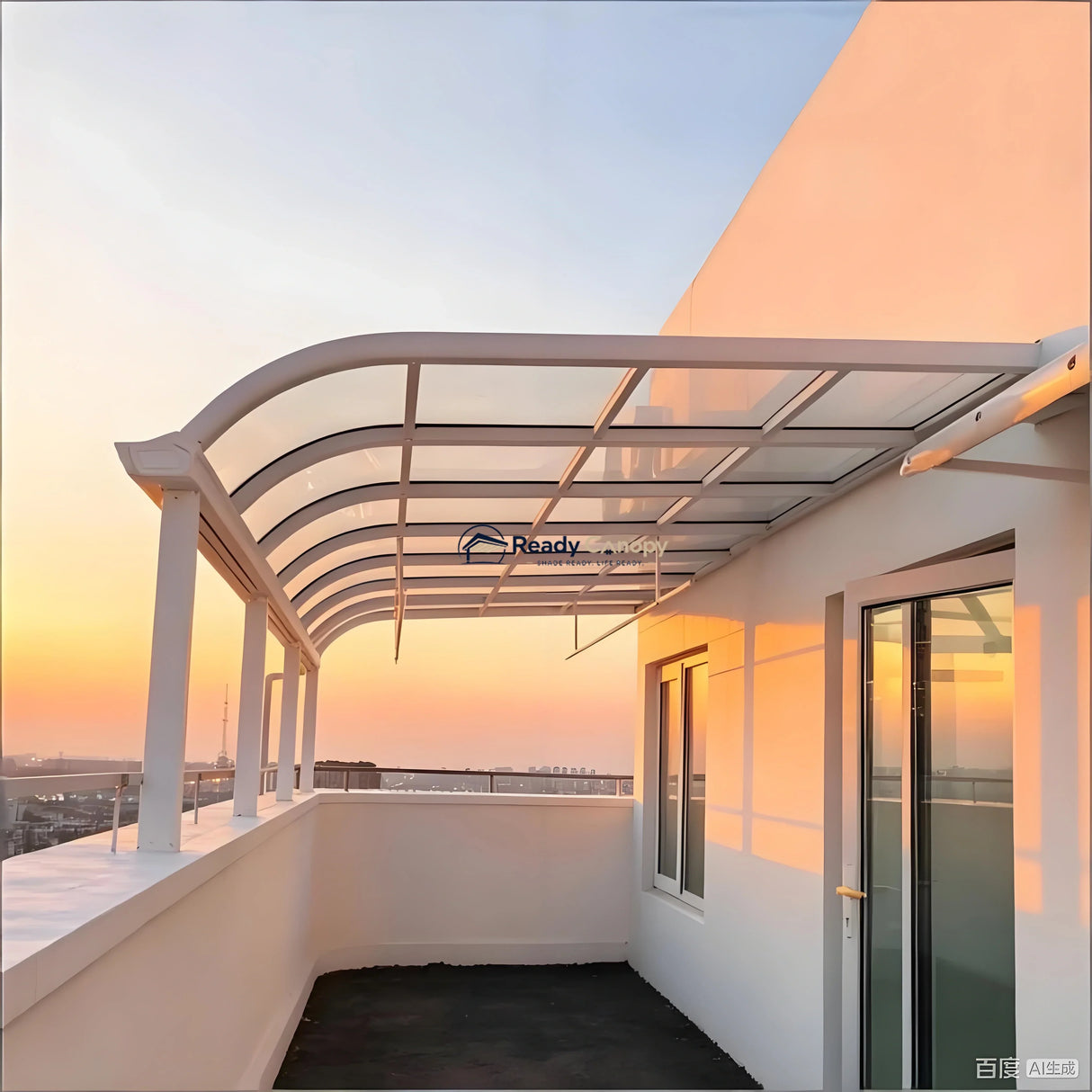 Patio Cover Kit - White — frame detail