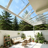 Patio Cover Kit - White — corner and mounting detail