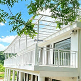 Patio Cover Kit - White — close-up of finish