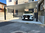 Minimalist Full-Aluminum Double Carport