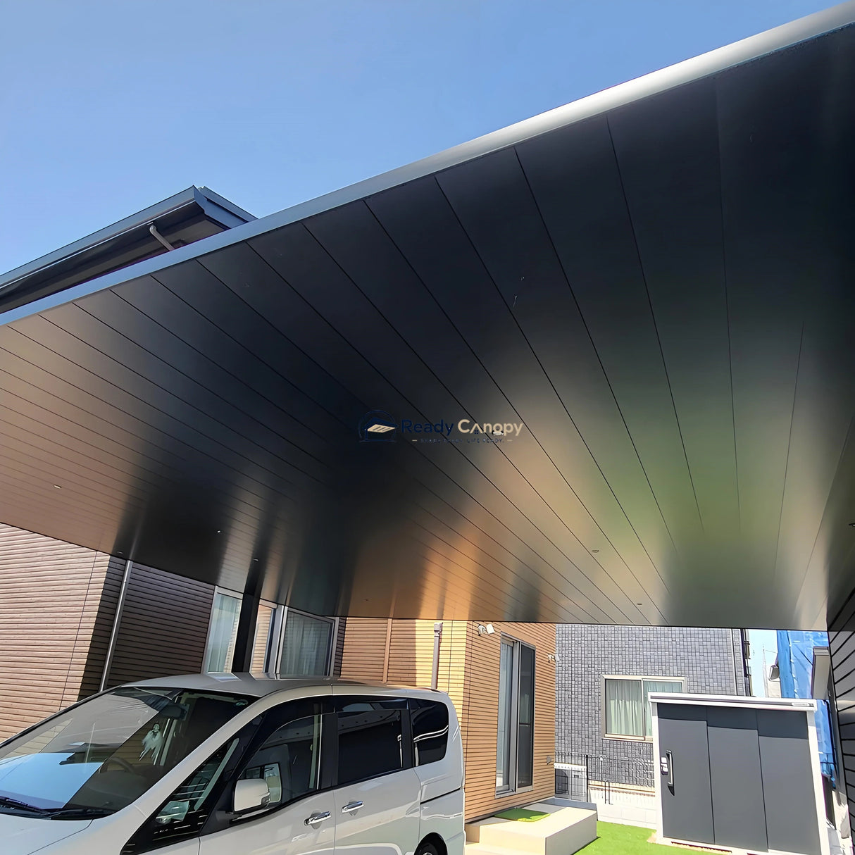 Minimalist Full-Aluminum Double Carport