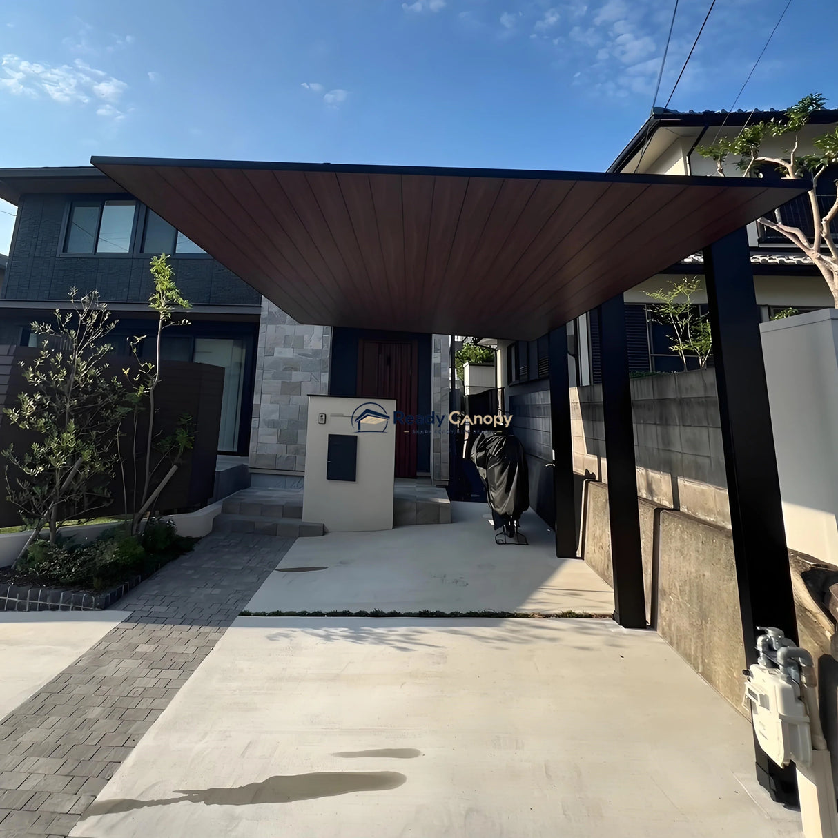 Minimalist Full-Aluminum Single Carport
