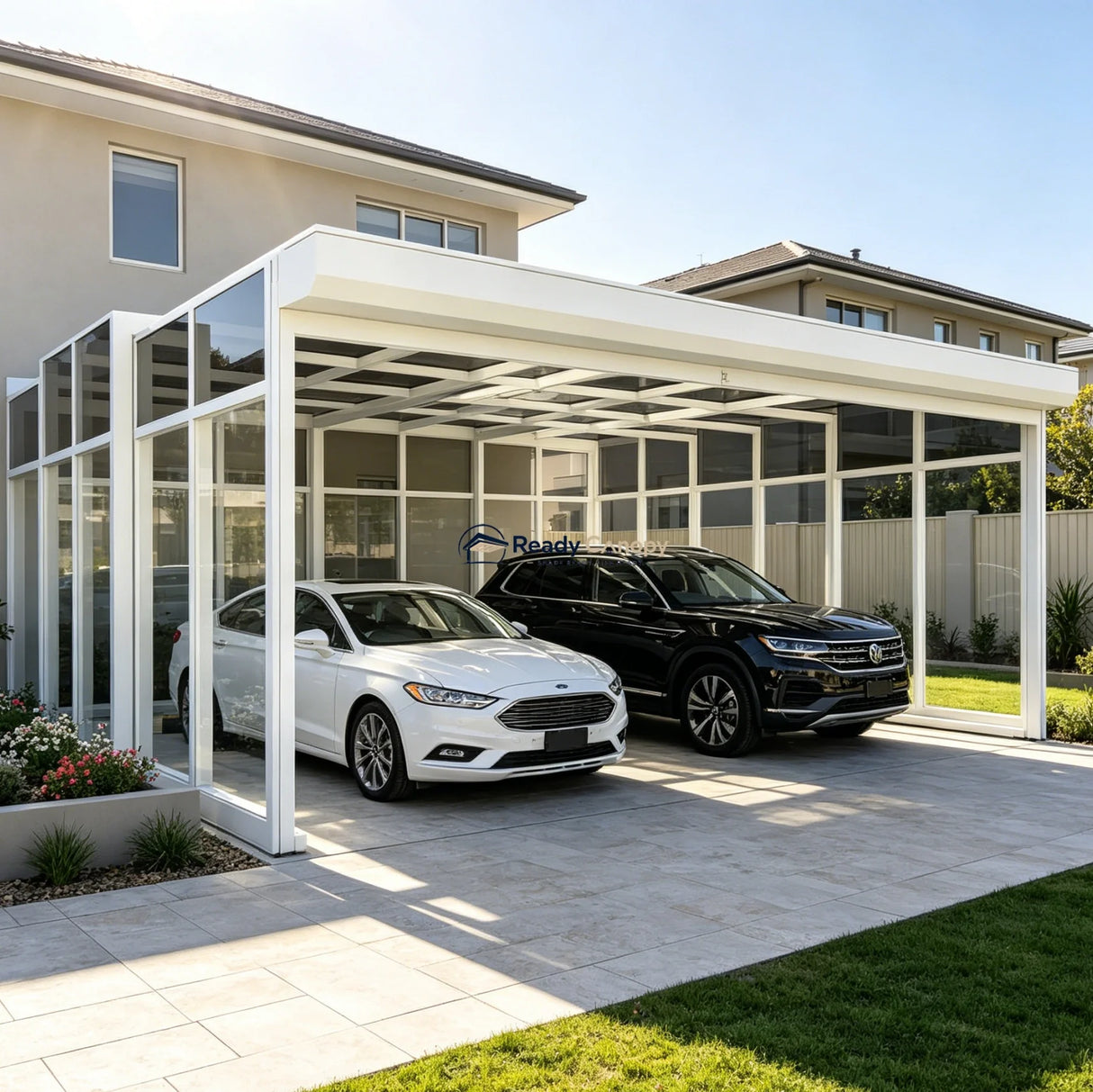 Retractable Double Carport & Garage Kits