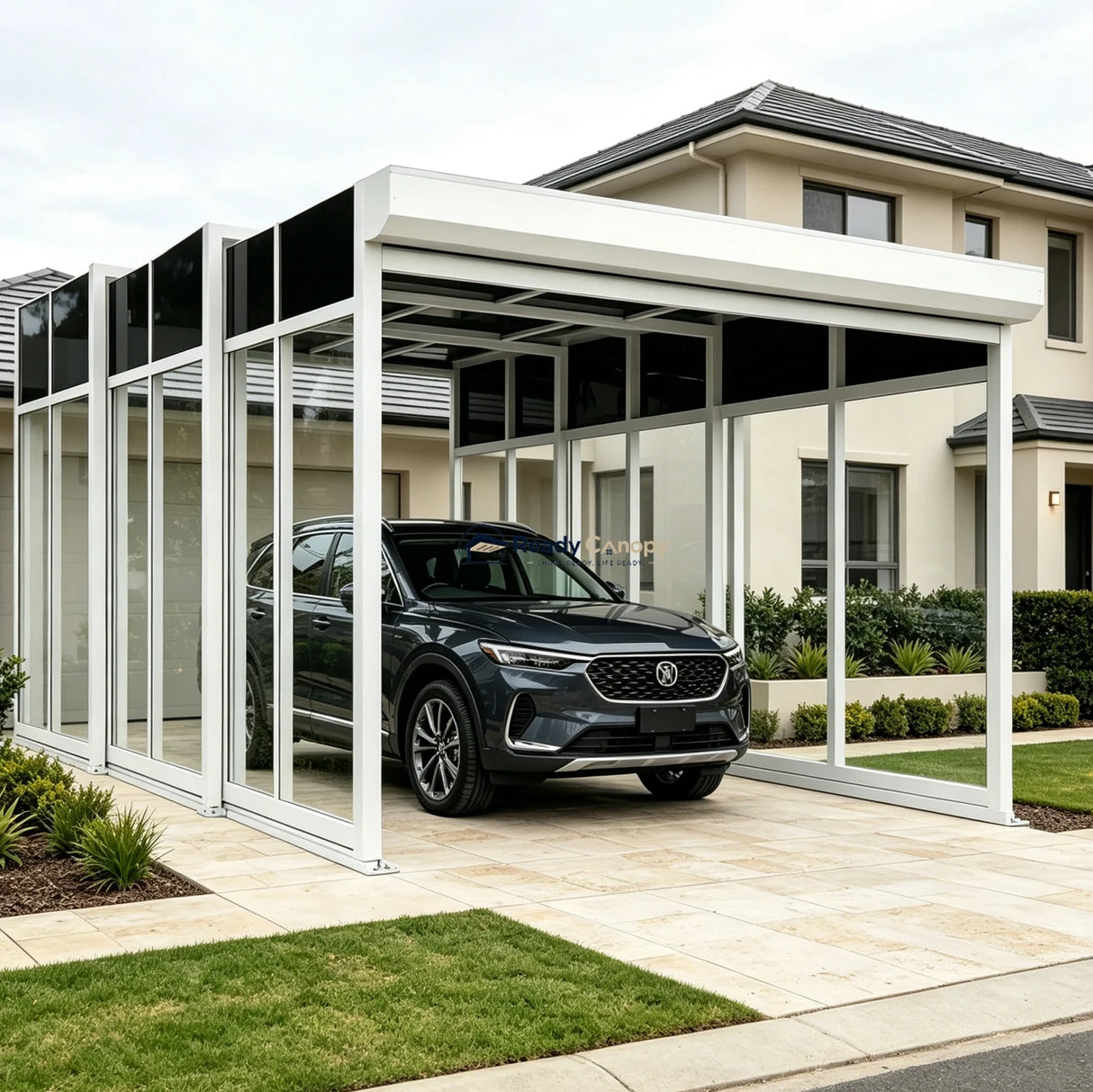 Retractable Single Carport & Garage Kits