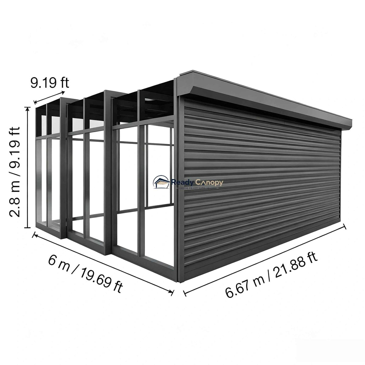 Retractable Double Carport & Garage Kits