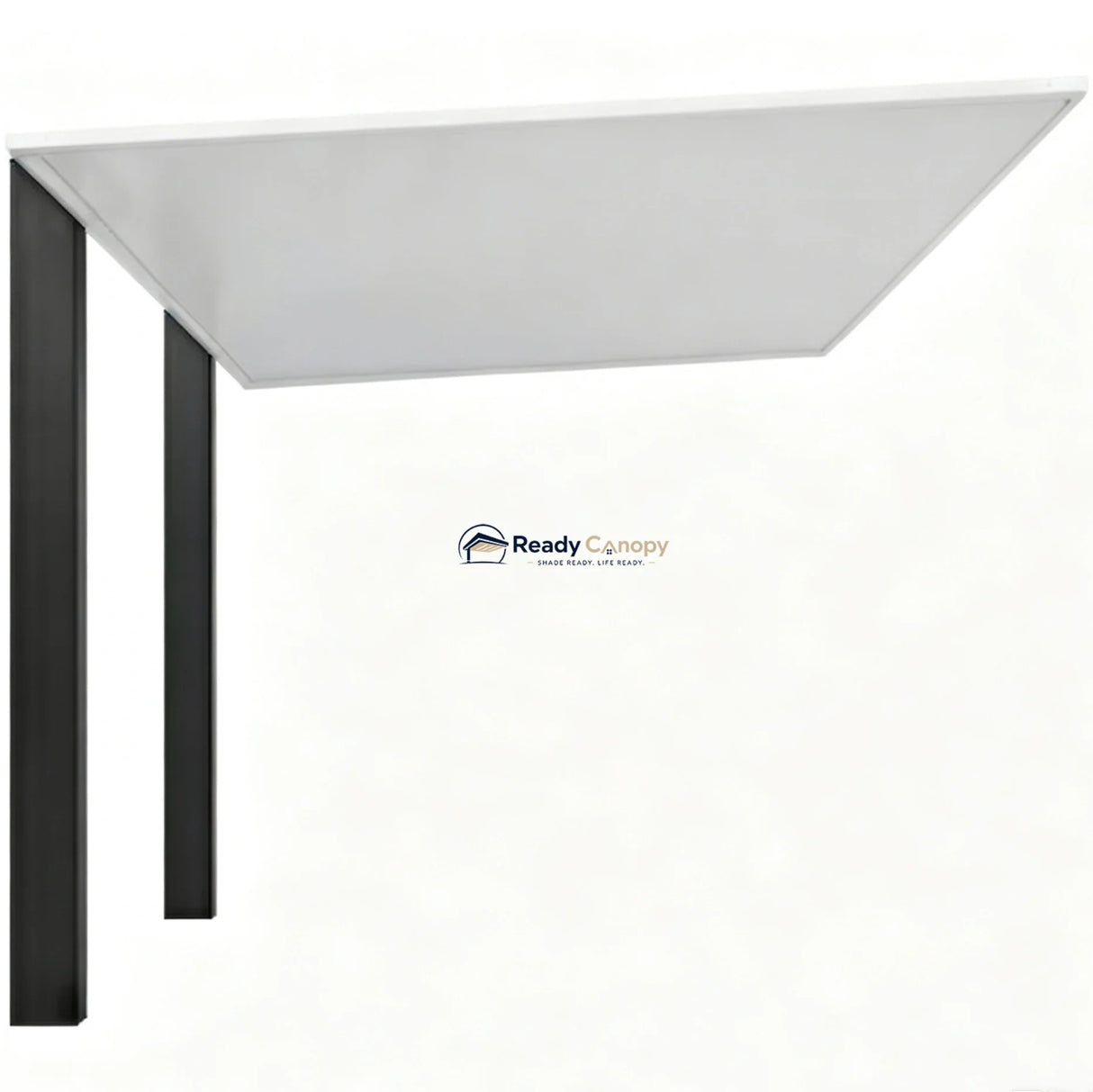 Minimalist Full-Aluminum Single Carport