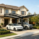 Y Shape Double Carport Kit - Grey
