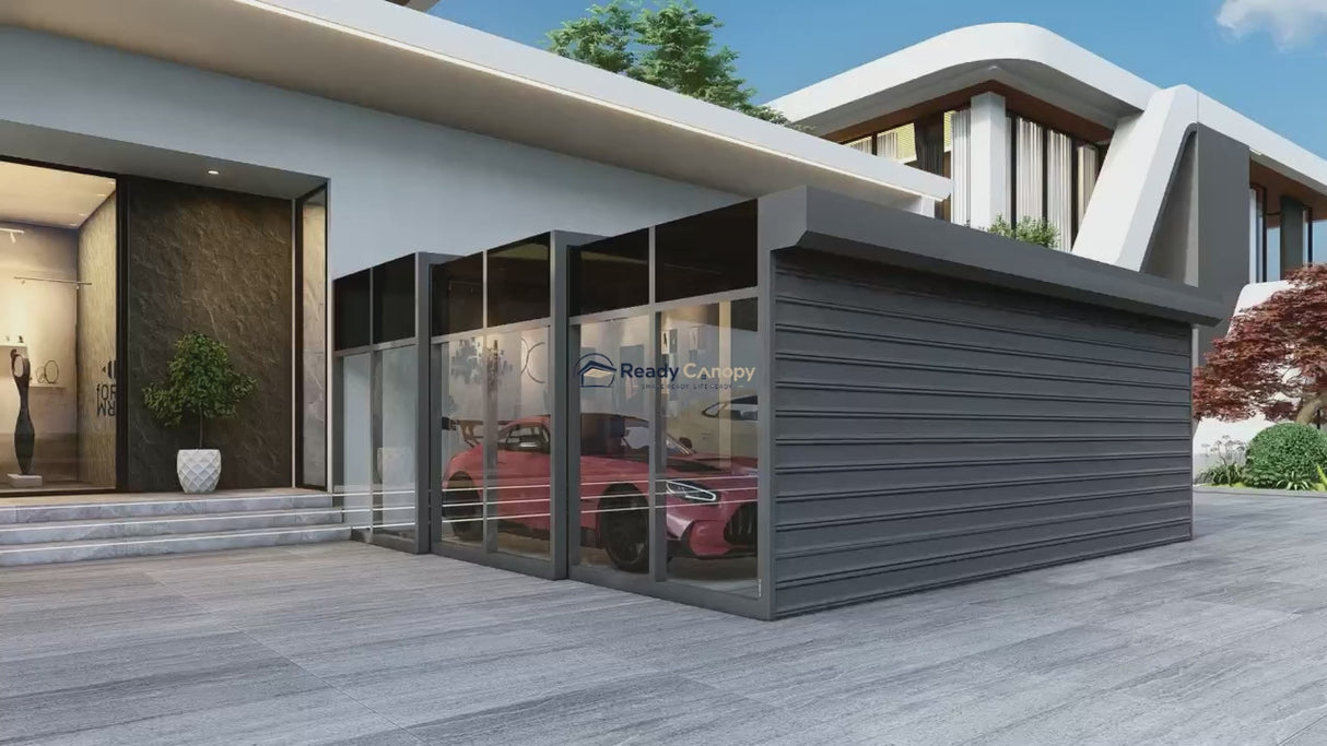 Retractable Double Carport & Garage Kits