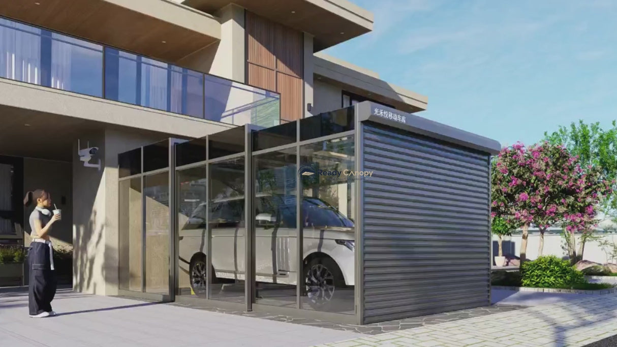 Retractable Single Carport & Garage Kits